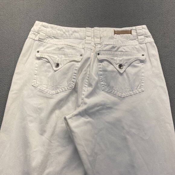 Christopher Blue white mid-rise,Wide leg jean, size 12 - Picture 12 of 12